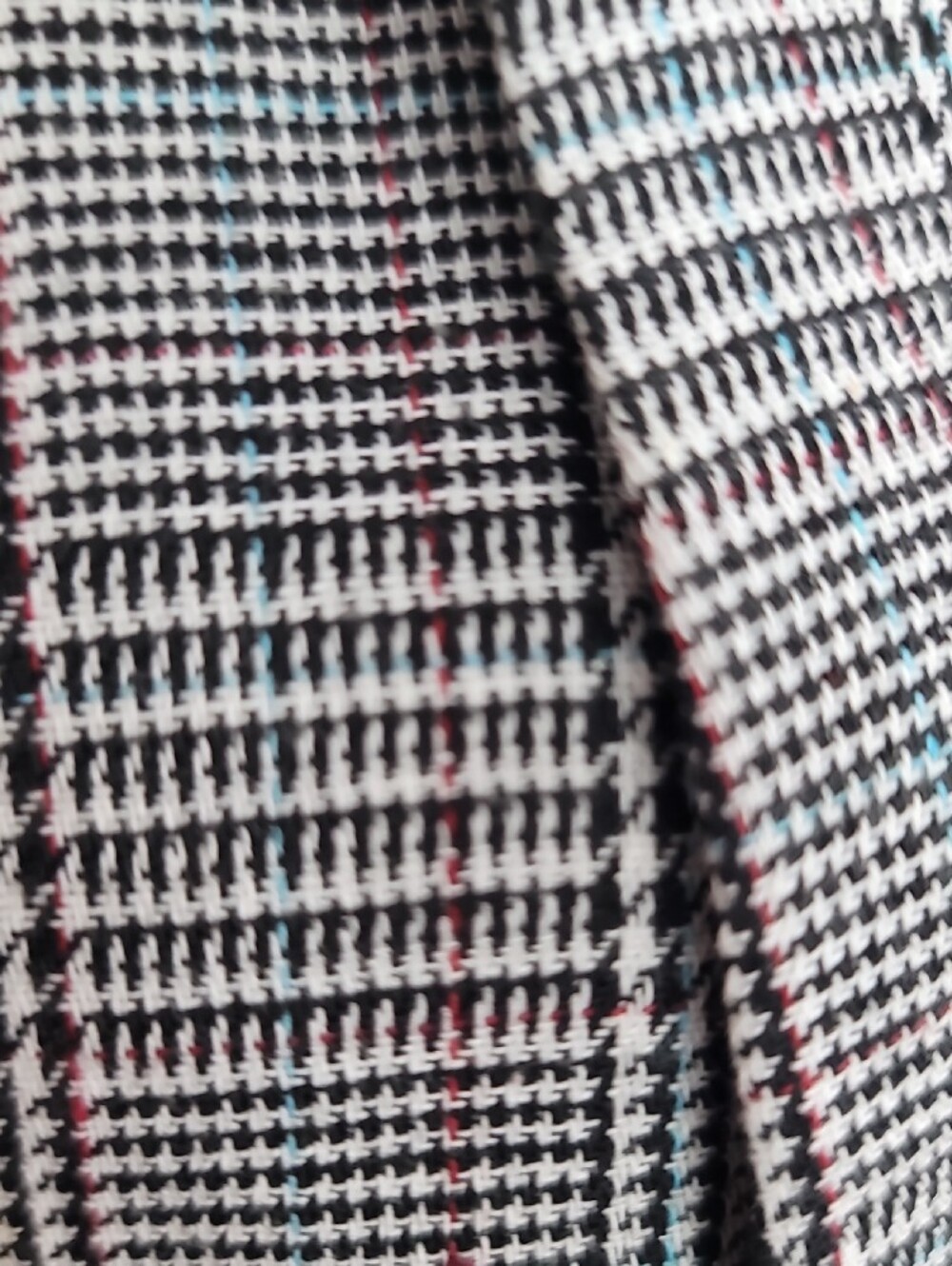Retro Shinestar Black and White Plaid Open-Front Blazer - Picture 3 of 14